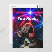 Carte postale Merci (Devant / Derrière)