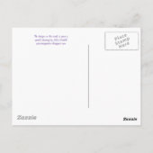 Carte postale Merci (Dos)