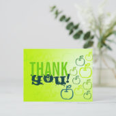 Carte postale Merci (Debout devant)