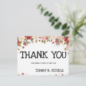 Carte postale Merci (Debout devant)