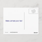 Carte Postale Merci! (Dos)