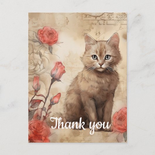 Carte Postale Merci 14 (Devant)