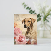 Carte Postale Merci 15 (Debout devant)