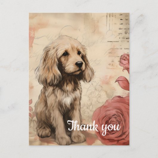 Carte Postale Merci 16 (Devant)