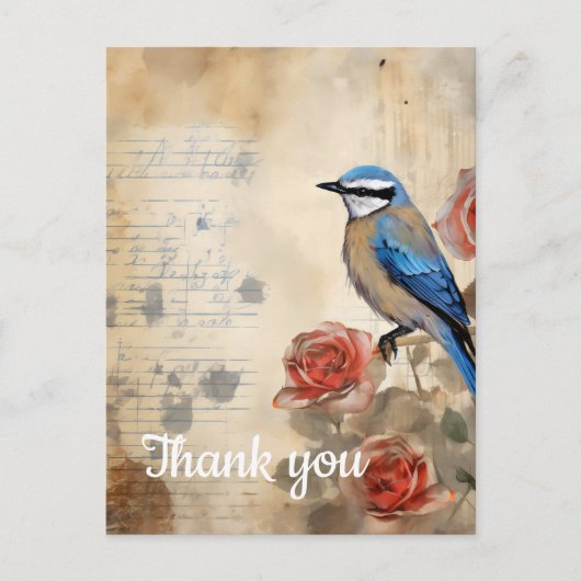Carte Postale Merci 8 (Devant)
