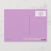 Carte postale Merci à fleur orange (Dos)