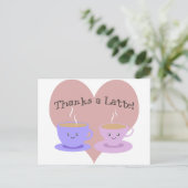 Carte Postale Merci à Latte (Debout devant)