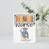 Carte Postale Merci à l'infirmière pour remercier l'infirmière d (Debout devant)