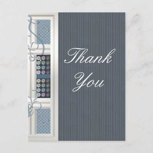 Carte Postale Merci accro à la couture (Devant)