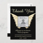 Carte Postale Merci | Ajouter un mémorial photo (Devant / Derrière)