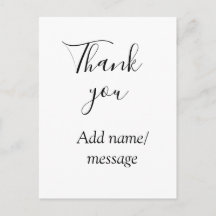 Merci ajoutez un nom message simple calligraphie é