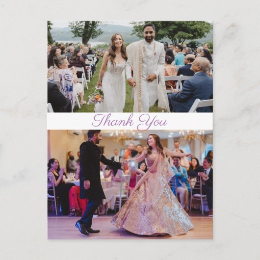 Carte Postale Merci Amour simple (Devant)