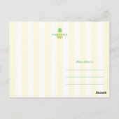 Carte postale Merci ananas (Dos)