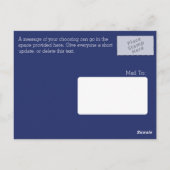 Carte Postale Merci Ancre nautique (Dos)