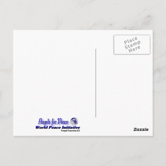 Carte Postale Merci Angel (Dos)