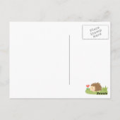 Carte Postale Merci animal de bois mou (Dos)