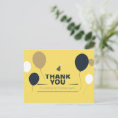 CARTE POSTALE MERCI ANNIVERSAIRE (Debout devant)