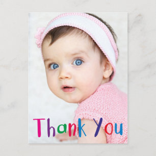 Carte Postale Merci Anniversaire de enfant personnalisé