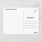 Carte postale Merci Anniversaire de la crème glacé (Dos)