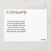 Carte postale Merci Anniversaire sur mesure (Dos)