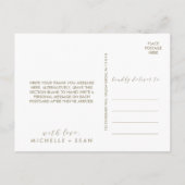 Carte Postale Merci aquarelle géométrique (Dos)