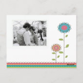 Carte postale Merci Arc-en-ciel coloré (Dos)