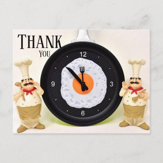 Carte Postale Merci au service. (Devant)