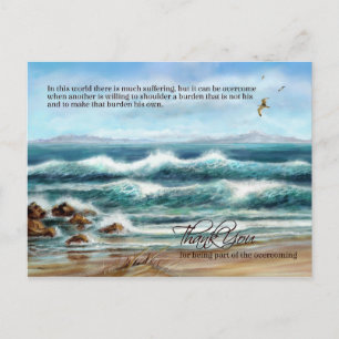 Carte Postale Merci aux aidants naturels, Journée des médecins o