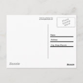 Carte Postale Merci avec des couleurs arc-en-ciel (Dos)