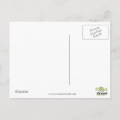 Carte postale Merci Baby Frog (Dos)
