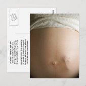 Carte Postale Merci, Baby showers cadeaux (Devant / Derrière)