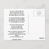 Carte Postale Merci, Baby showers cadeaux (Dos)