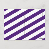 Carte postale Merci balle de soccer violet (Dos)