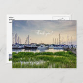 Carte postale Merci Bateaux du port de Charleston  (Devant / Derrière)