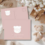 Carte Postale Merci Beary<br><div class="desc">Cet adorable carte de remerciements d'ours est la façon parfaite d'express votre gratitude à quelqu'un de spécial. Le design comporte un ours mignon avec les mots "merci de bien faire attention" écrit dans une police ludique. Que vous remerciiez un ami, un membre de la famille ou un collègue, cette carte...</div>