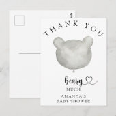 Carte Postale Merci beary beaucoup (Devant / Derrière)