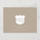 Carte Postale Merci Beary Beaucoup (Devant)