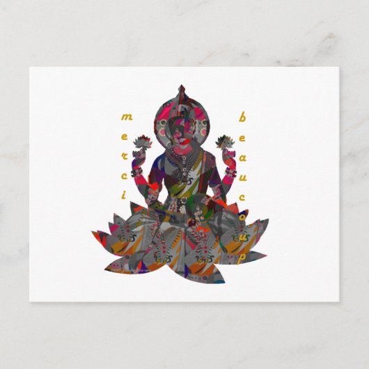 Carte Postale Merci Beaucoup (Devant)