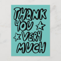MERCI BEAUCOUP Bulles Lettres Sarcelle PERSONNALIS
