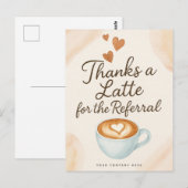 Carte Postale Merci beaucoup pour la recommandation  (Devant / Derrière)