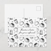 Carte Postale Merci beaucoup pour le référencement de l'entrepri (Devant / Derrière)