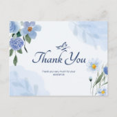 Carte Postale Merci beaucoup pour votre assistance (Devant)