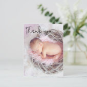 Carte Postale Merci bébé Faire-part de naissance vertical (Debout devant)