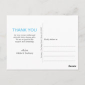 Carte Postale Merci Bébé Parsemer le coeur (Dos)