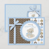Carte postale Merci bébé Teddy Bear (Devant / Derrière)