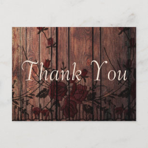 Carte Postale Merci Belle dentelle Florale Faux