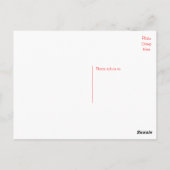 Carte postale Merci Bloohound Chien Chien (Dos)