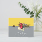 Carte postale Merci Boho Arrow (Debout devant)