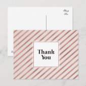 Carte Postale Merci branché (Devant / Derrière)