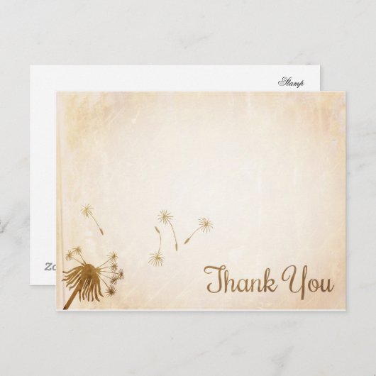 Carte Postale Merci branché (Devant / Derrière)